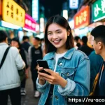 Home 13 대만 코미디 프로그램 분석 - **Prompt:** A candid, slightly comedic photograph capturing a young Taiwanese woman, fully clothed i...